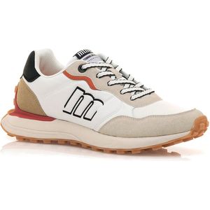 Mustang - 84810 - Casual Schoenen - Zinkblauw - Plat - Veters