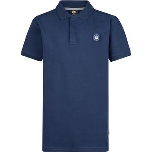 Petrol Industries - Jongens Klassieke Polo Flaming - Blauw - Maat 140
