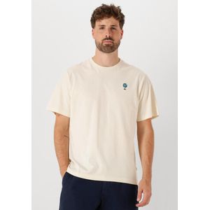 Forét Globus T-shirt Polo's & T-shirts Heren - Ecru - Maat S