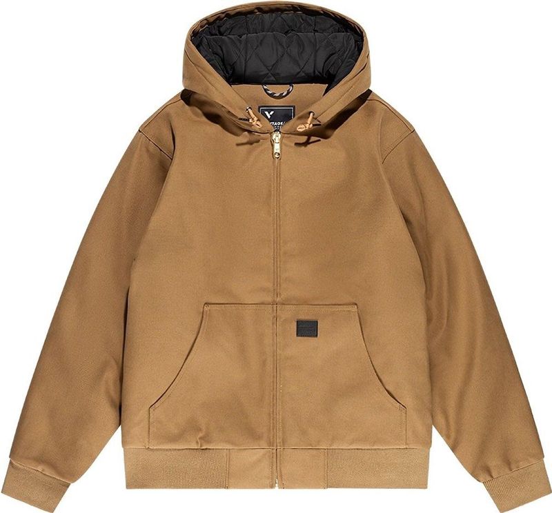 Vintage Industries Tussenjas 'Dallas'  cappuccino