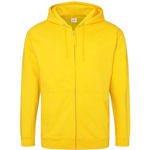 Vegan Hoodie met ritssluiting en capuchon Sun Yellow - XXL