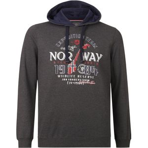 Jan Vanderstorm herren Sweatshirt - 60/62 - donkergrijs