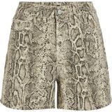 Vila - Vichia Rw - Korte Broek - Slangenpatroon - Denim