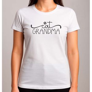 Cat grandma - T Shirt - Cat - CuteCat - CatLover - CatLife - Kat - LieveKat - GrappigeKat - KattenLiefhebber - BestMom - MamaLeven