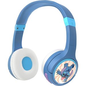 Stitch - draadloze kinderkoptelefoon - met volumebegrenzing - lange speeltijd - met extra audiokabel