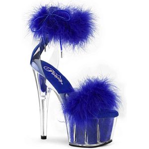 Pleaser - ADORE-724F Sandaal met enkelband, Paaldans schoenen - US 13 - 44 Shoes - Blauw
