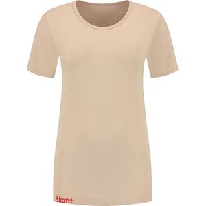 Skafit Casual dames ondershirt maat S - beige - ademend - antibacterieel - stretch - platte naden - extra lengte