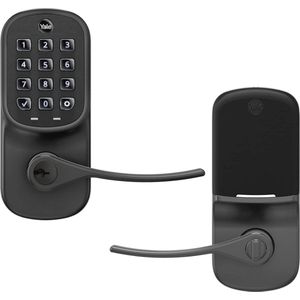 Slim slot met toetsenbord en verlicht systeem voor veilige toegang