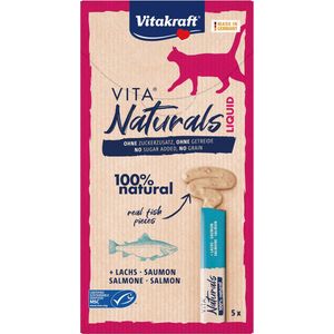 Vitakraft Vita Naturals Liquid Snack Zalm 5 st.