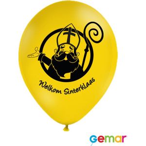 Ballonnen Welkom Sinterklaas Geel (Helium)