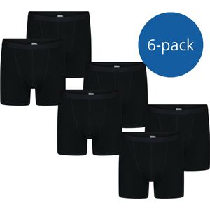 Beeren bodywear Roger Heren Boxershort Zwart 6-pack maat L