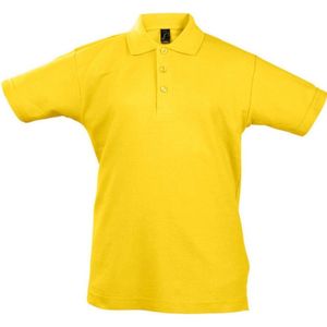 SOLS Kinder Unisex Zomer II Pique Polo Shirt (Goud)