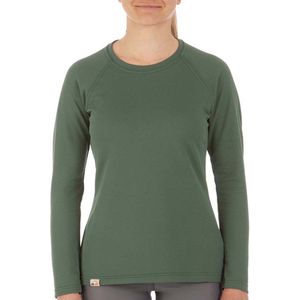 Iq-uv Uv Pro Dames Rash Guard Met Lange Mouwen Groen L Vrouw