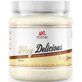 XXL Nutrition - Whey Delicious - Vanille Caramel - Wei Eiwitpoeder met BCAA & Glutamine, Proteïne poeder, Eiwit shake, Whey Protein - 450 gram