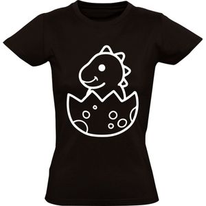 Dino Baby Dames T-shirt | Dino | Dinosaurus | cadeau | kado  | shirt