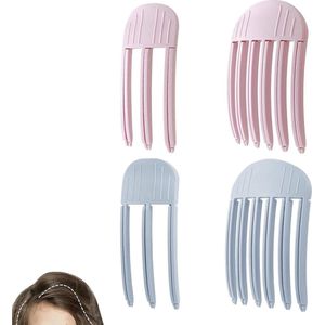 4 stuks volume clips voor haar - volumeclip - haarwortels lifting clips voor de haaraanzet - pluizige pony - hoge kroon kapsel - haarclip - geen afdruk voor mannen en vrouwen - haarstyling-gereedschap
