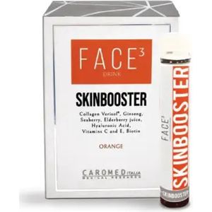 Caromed Italia Skinbooster Face³ Sinaasappeldrank 9 x 25 ml