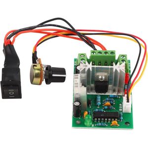 Snelheidsregelaar Verstelbaar DC Motor Controller Variabele Snelheidsregelaar 5-30V DC 6A/150W Omkeerschakelaar Snelheidsregeling Module voor DC Borstel Motor