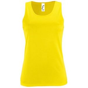 SOLS Dames/dames Sportieve Performance Sleeveless Tank Top (Neon geel)
