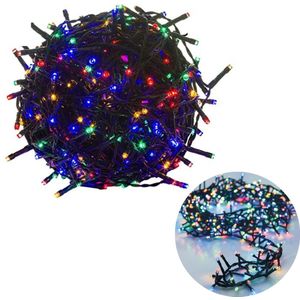 Cheqo® Kerstboomverlichting - Clusterverlichting - Kerstlampjes - Led Verlichting - Kerstverlichting voor Binnen en Buiten - 700 LED - 14 Meter - Multicolor