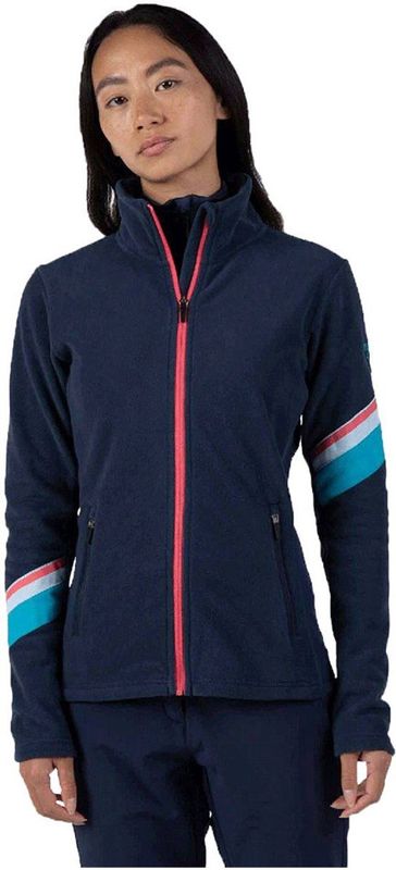 Rossignol - Strawpile - Fleece Jacket - Blauw - Volledige Rits
