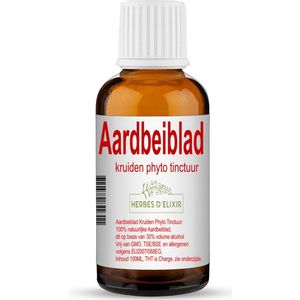 Herbes D'elixir Aardbeiblad Tinctuur – 100 ml – 1 Fles –