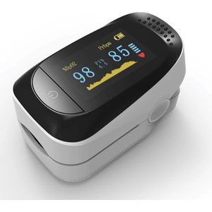 Lifell Saturatiemeter - Hartslag meter & Zuurstofmeter - Oximeter - + NL Handleiding - Wit