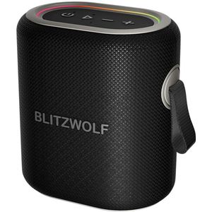 Bluetooth Speaker - Draagbare Luidspreker - Bluetooth 5.0 - 10W Geluid - TWS Stereo Koppeling - RGB Verlichting - Handsfree Bellen - TF Kaart - AUX Aansluiting - Outdoor Speaker - Mini Speaker - Draadloos - Compact - Zwart - Hifi Geluid