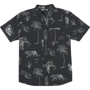 Rvca Tropic Winds Short Sleeve Overhemd - Black