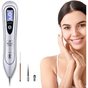 JT Beauty Care Laser Plasma Pen - Wit - Huidverzorging - Gezicht - Huid - Donkere vlekken Verwijderaar - Sproeten - Pigmentvlekken Verwijderaar - Wratten Verwijderaar - Tattoo Verwijderaar - Moedervlekken Verwijderaar - Schoonheid - Huidverjonging