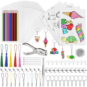 Krimpplastic kit voor doe-het-zelf ornamenten - 194 stuks