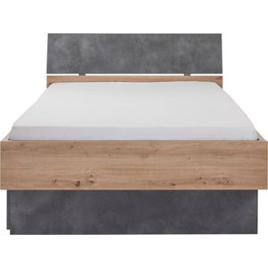 B Bright Bed Lafabrica - 120 x 200 cm - artisan oak/stone