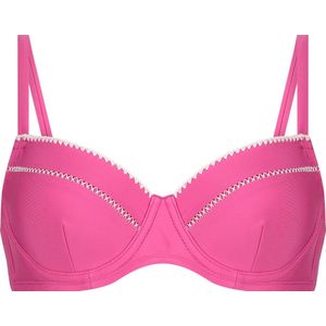 Hunkemöller Dames Badmode Voorgevormde bikinitop Maya - Roze - maat C85