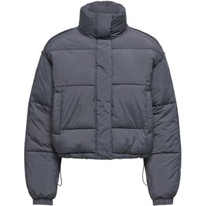 ONLY - ONLELLIE - Gewatteerde Jas - Donkergrijs