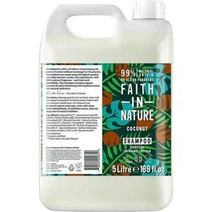 FAITH IN NATURE - Shampoo kokosnoot - Grootverpakking 5 liter