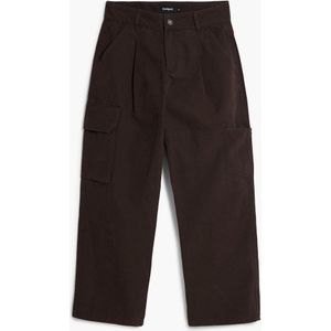 Desigual - Cargobroek - Chocoladebruin