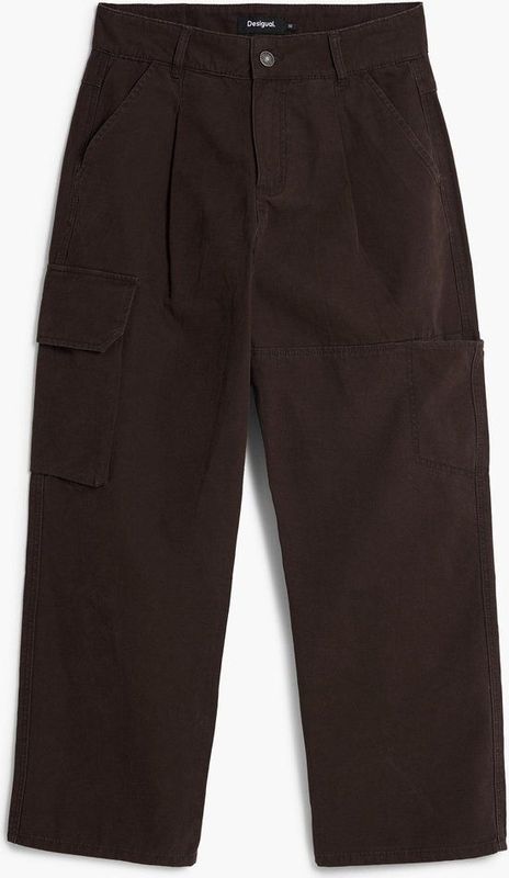 Desigual - Cargobroek - Chocoladebruin
