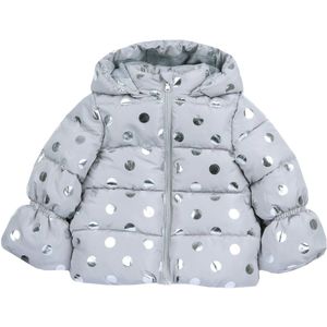 Chicco - Winterjas - Grijs - Gewatteerde Jas - Afneembare Capuchon