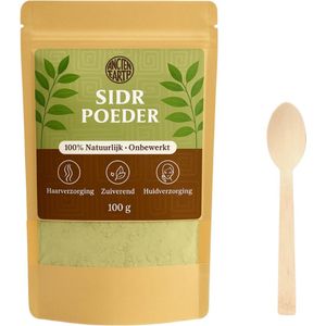 Sidr Poeder 100 gram - Voor Haar - Roqyah - Henna - 100% Puur en Onbewerkte sidr poeder - Natuurlijk - Jujebe Blad Poeder - Sidr Uit India