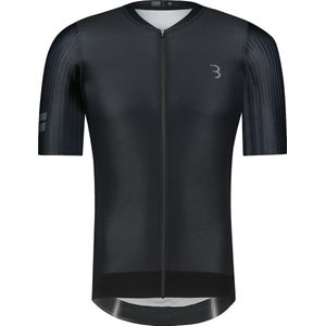 BBB Cycling Fietsshirt Heren Korte Mouw AeroTech - Wielershirt Heren Korte Mouw - Aerodynamisch Wielrenshirt Heren - Zwart - Maat L - BBW-406