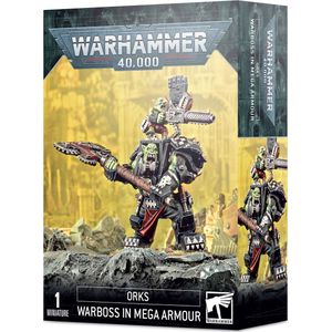 Warhammer 40.000 Orks Warboss in Mega Armour