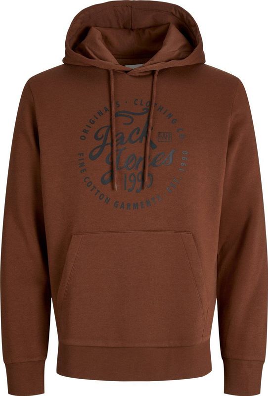 JACK&JONES - JJEADRIAN - Hoodie - Heren - Casual - Zwart