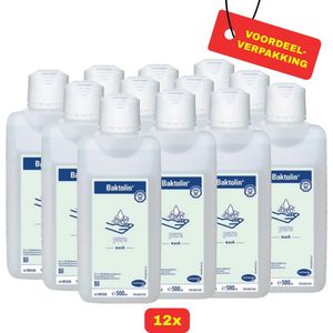 12 x Baktolan Pure Wash Handzeep 500ml - Voordeelverpakking
