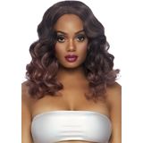 Curly ombre long bob wig