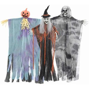 vidaXL - Halloween Hangende Geest - Multikleur - 61 x 97 cm - Polyester