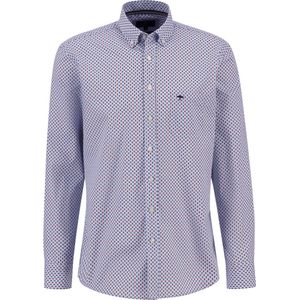 Fynch-Hatton Lange mouw Overhemd - 13148110 Blauw (Maat: M)