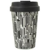 PLA/plant bioloco beker to go - Concrete Jungle - 350ml