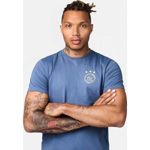 Ajax-t-shirt blauw senior