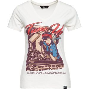 Queen Kerosin - Tune Up Top - L - Wit