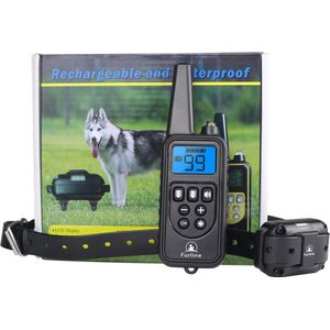 Furline 3-in-1 Trainingshalsband met highlevel remote - Opvoedingshalsband voor Kleine & Grote Honden - Waterdicht - Oplaadbaar - Vibratie & Audio - Incl. E-book en 10 jaar garantie